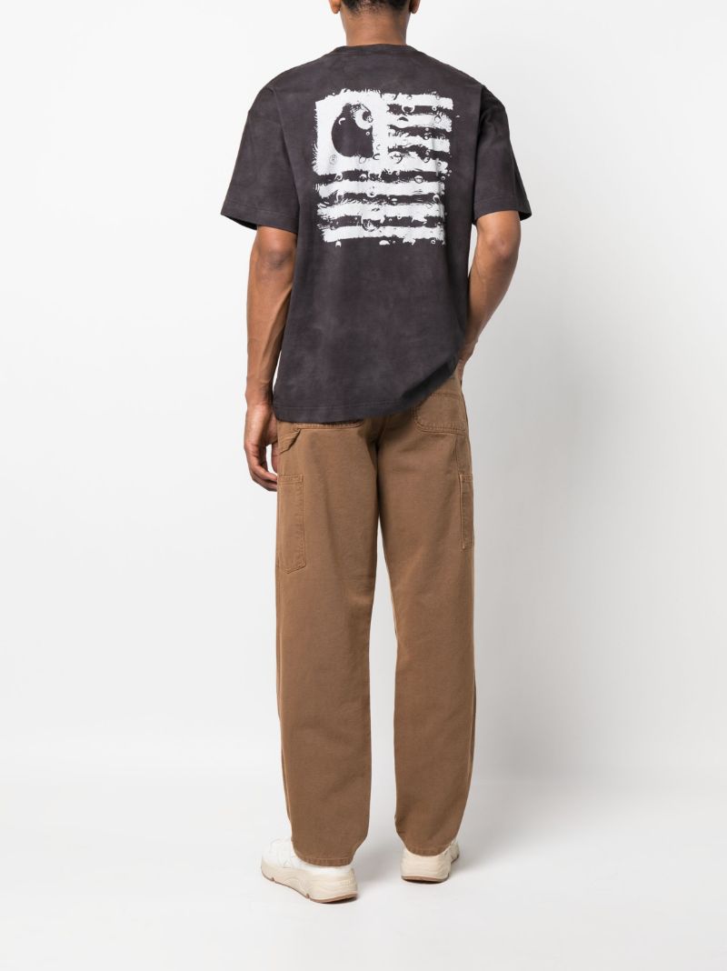 Black Chromo Print T-shirt