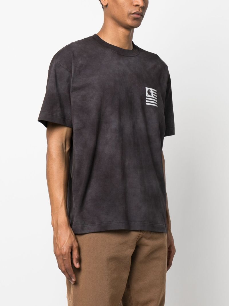 Black Chromo Print T-shirt