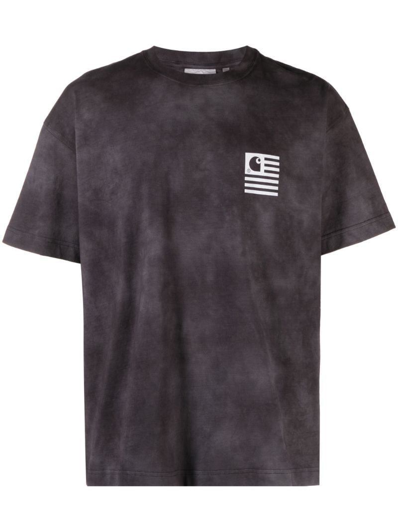 Black Chromo Print T-shirt