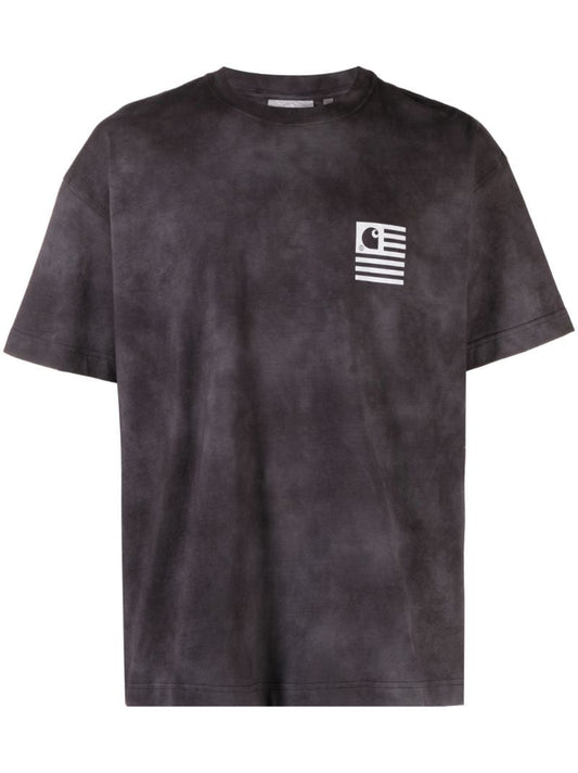 Black Chromo Print T-shirt