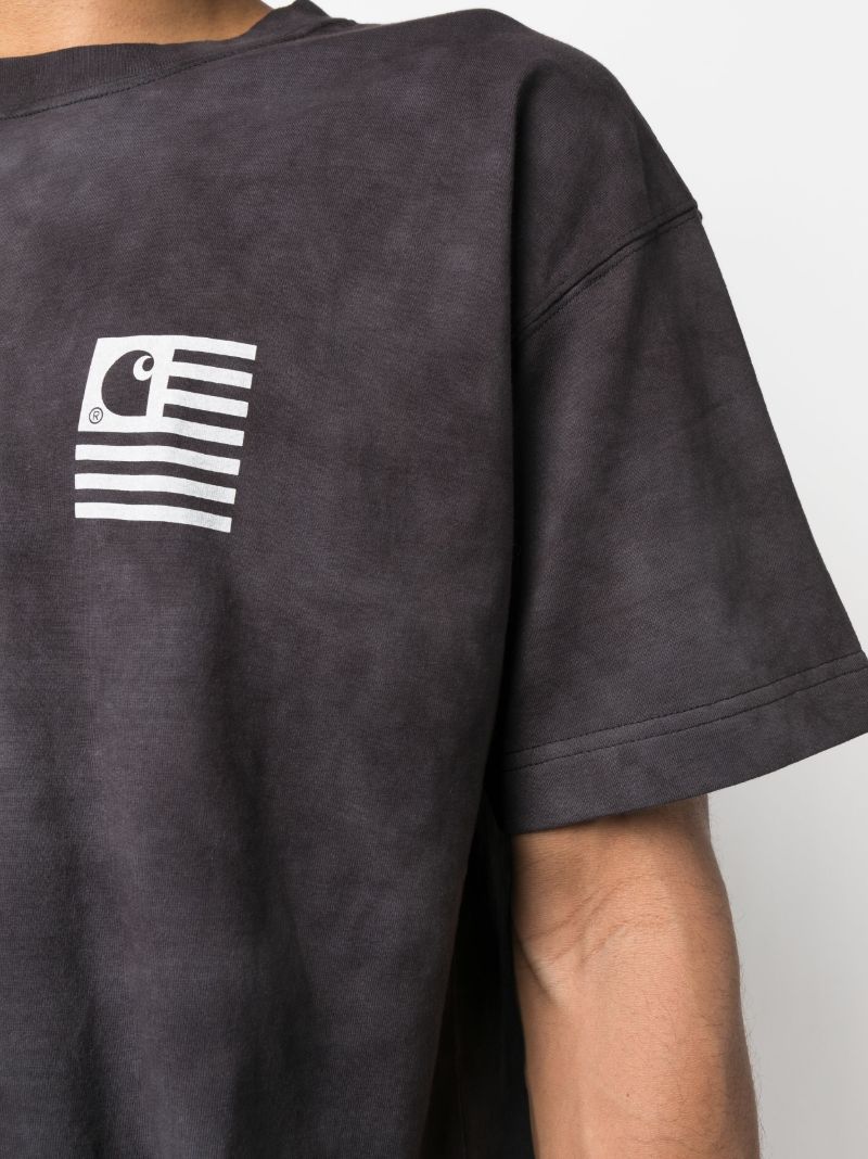 Black Chromo Print T-shirt