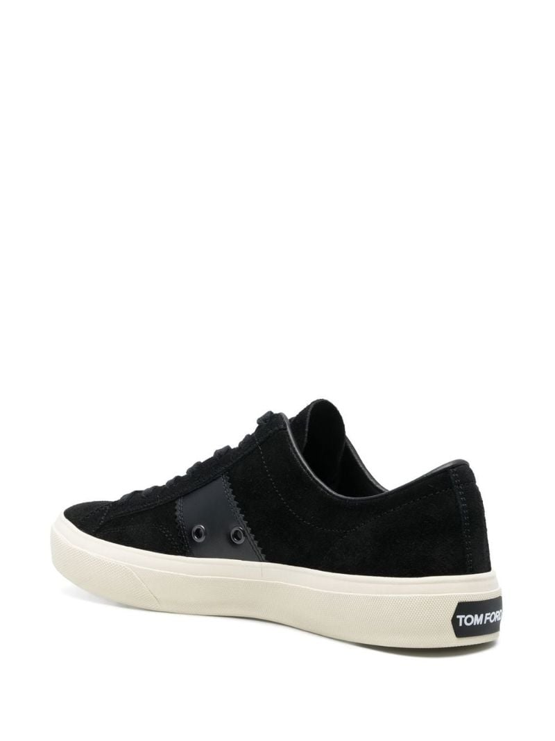 Black Lace Up Low Top Sneakers