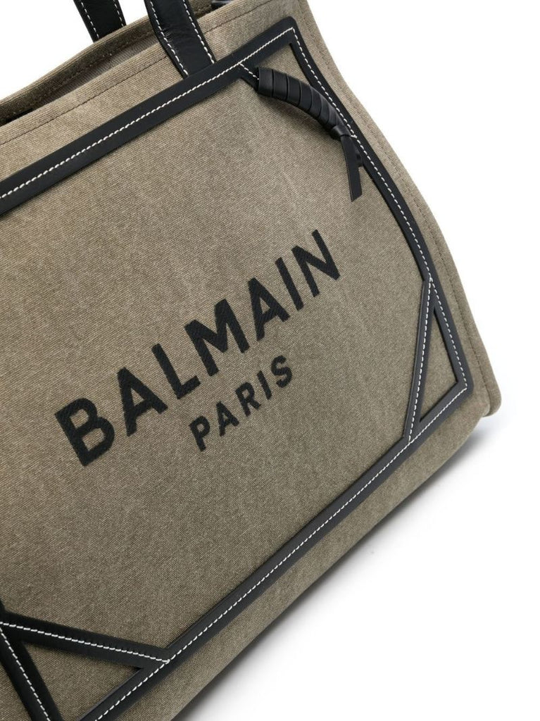 Green B-army Mini Canvas Tote Bag