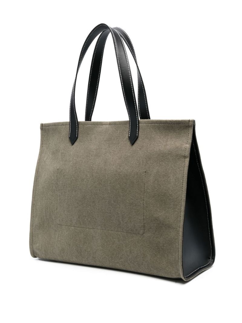 Green B-army Mini Canvas Tote Bag