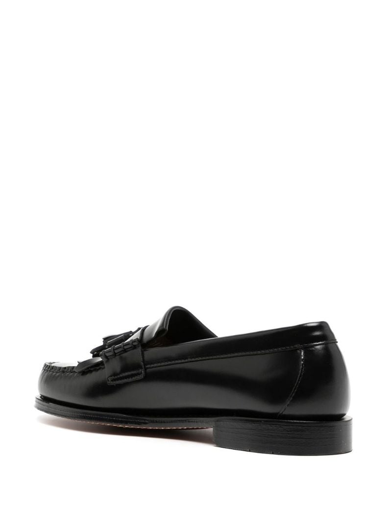 Black Kiltie Loafers