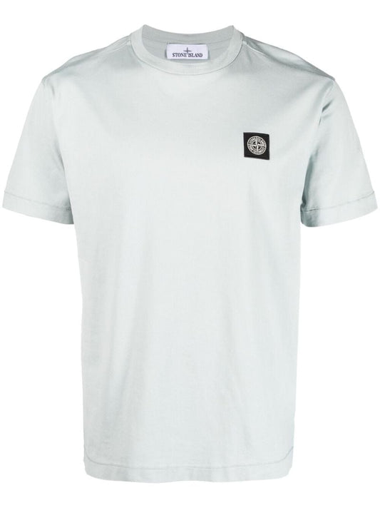 Sky Blue Cotton T-shirt