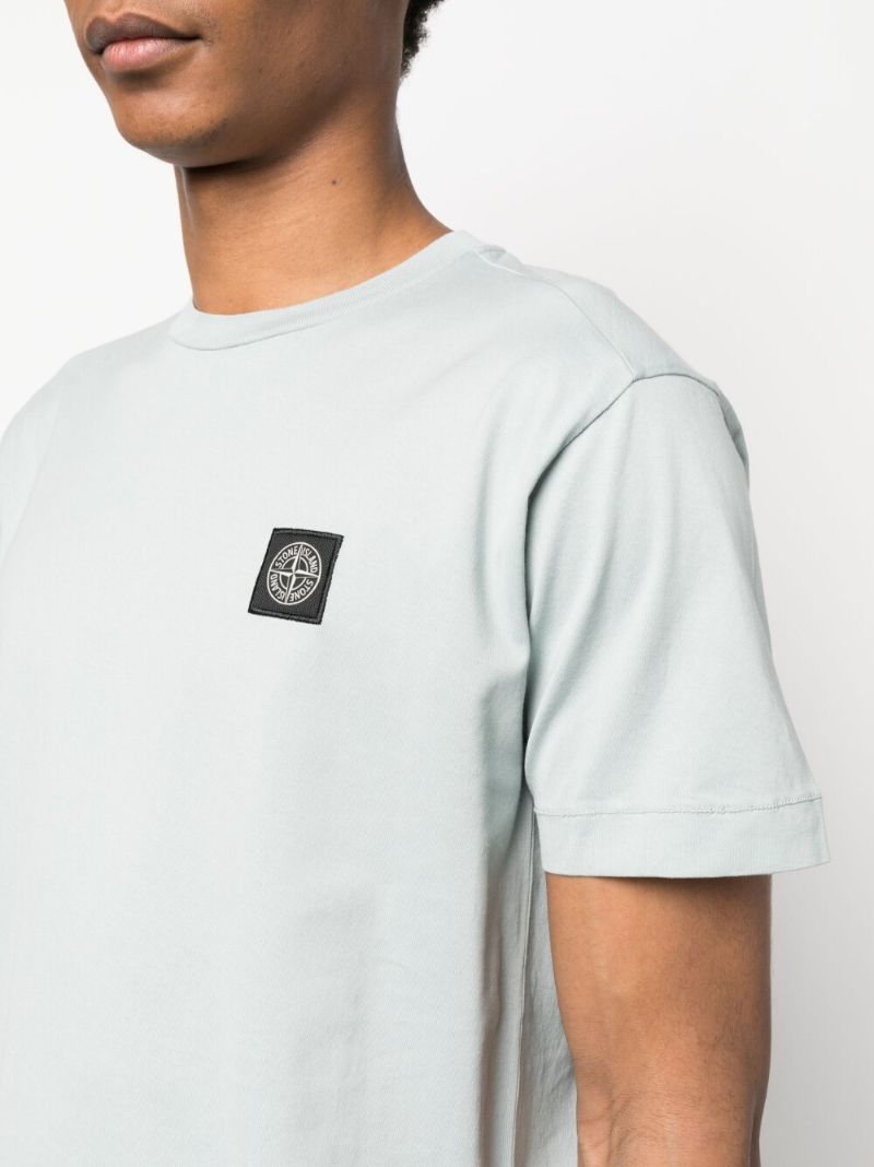 Sky Blue Cotton T-shirt