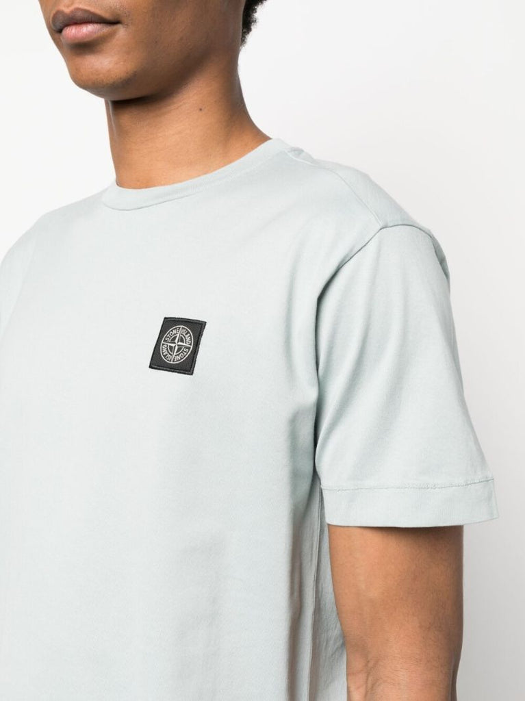 Sky Blue Cotton T-shirt