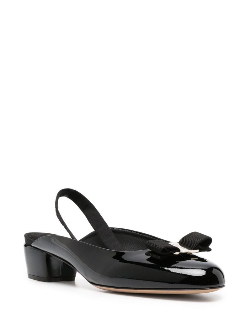 Black Round Toe Mules