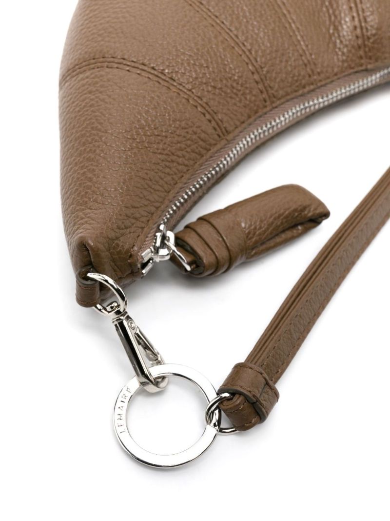 Brown Croissant Leather Purse