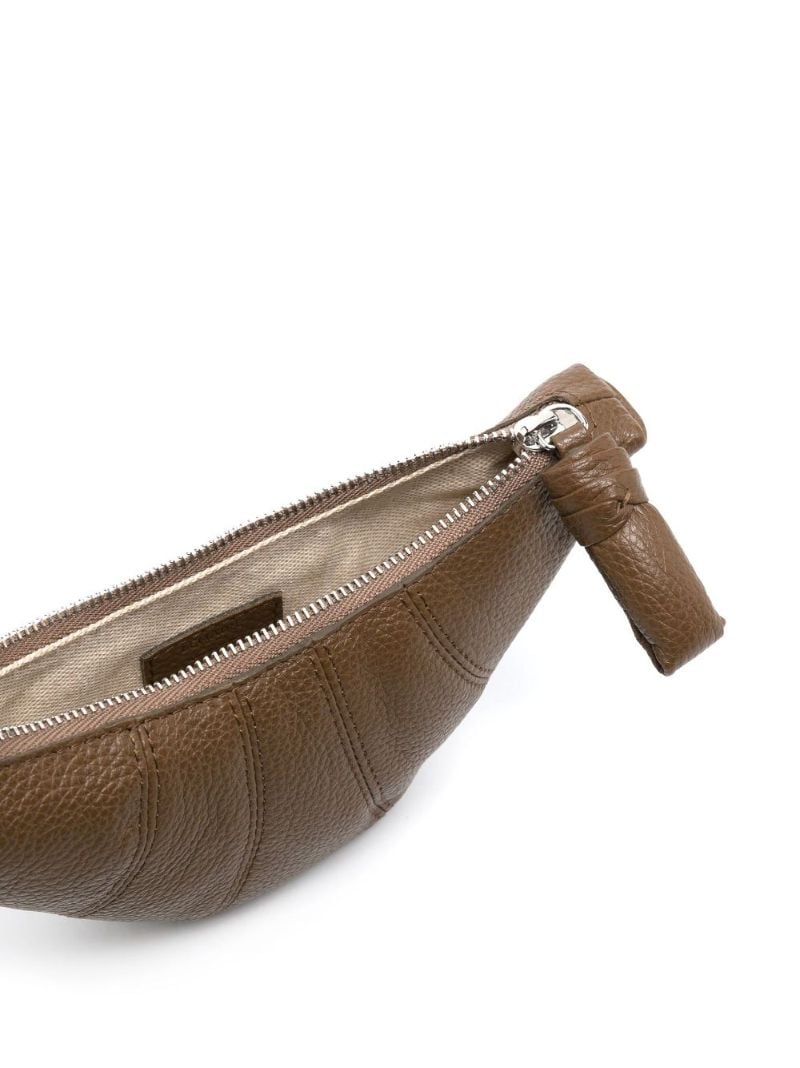 Brown Croissant Leather Purse