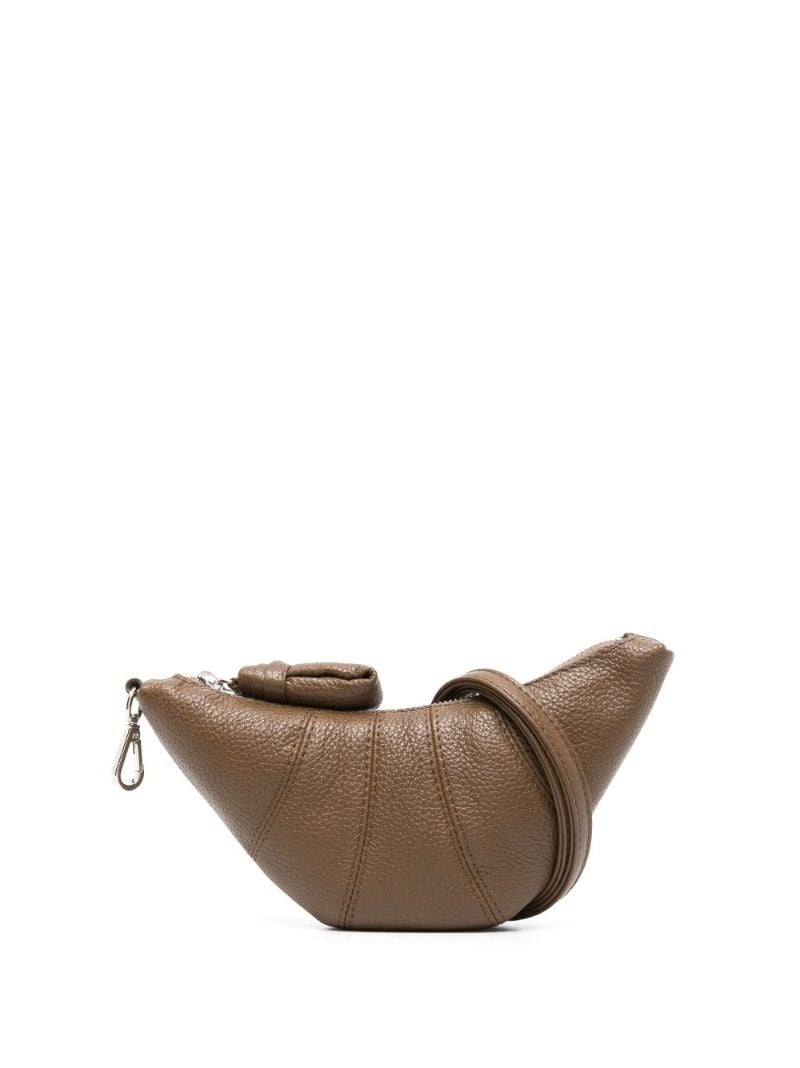 Brown Croissant Leather Purse