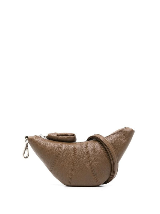 Brown Croissant Leather Purse