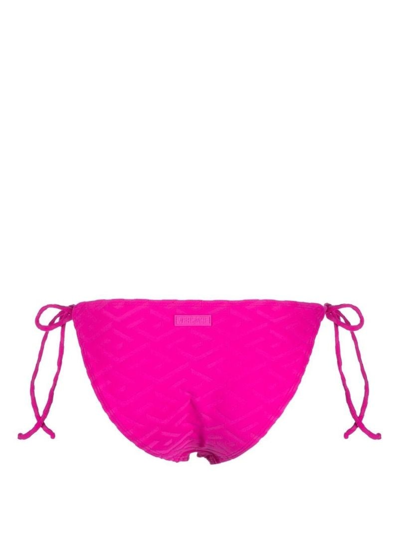 Pink La Greca Jacquard Bikini Briefs