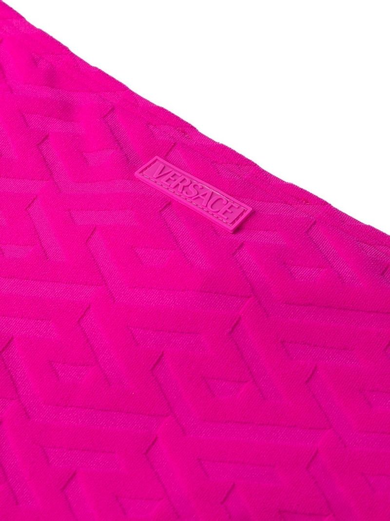 Pink La Greca Jacquard Bikini Briefs