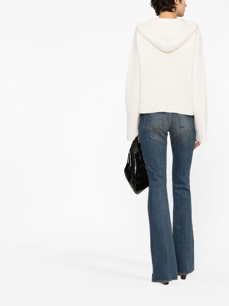White the Cruz Cashmere Hoodie