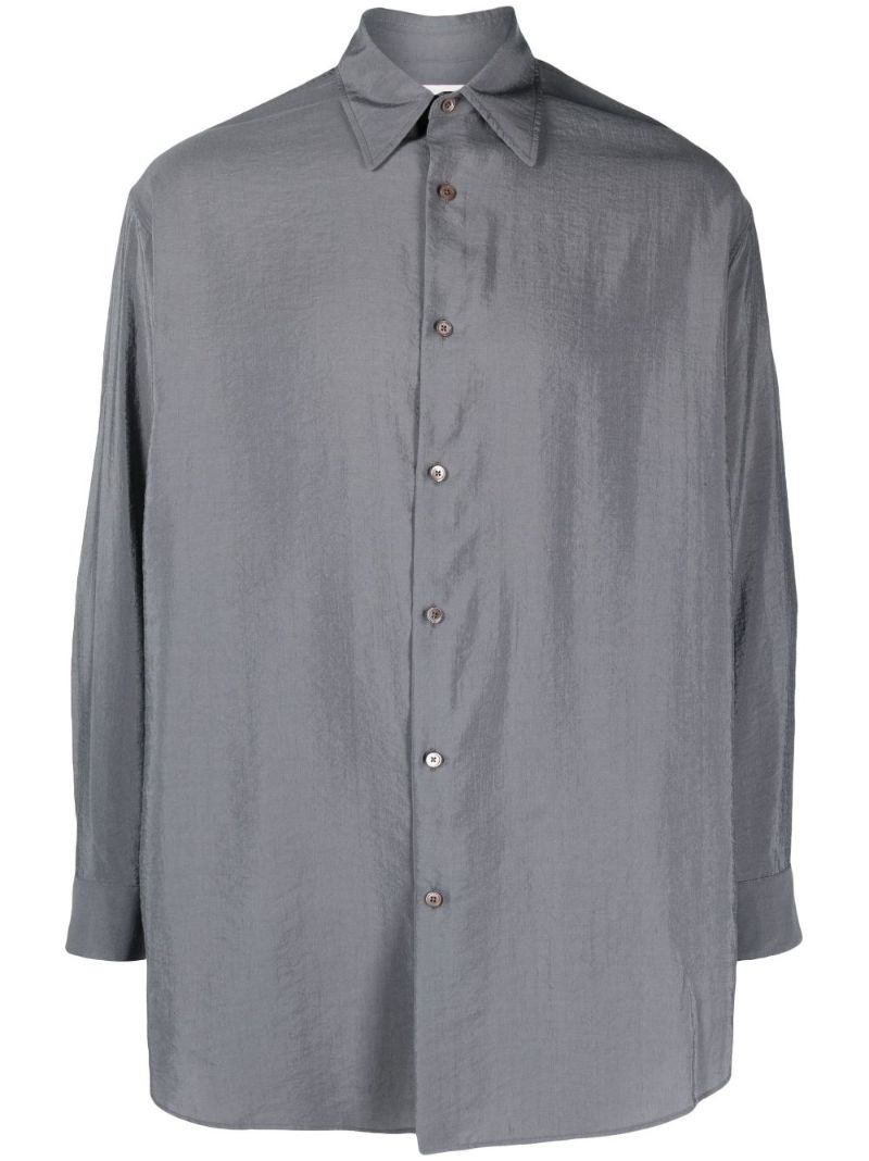 Grey Classic Collar Shirt
