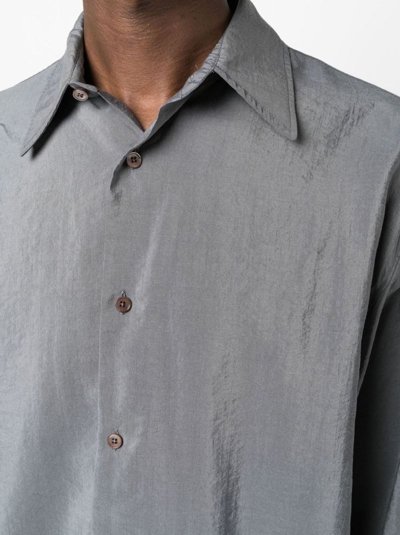 Grey Classic Collar Shirt