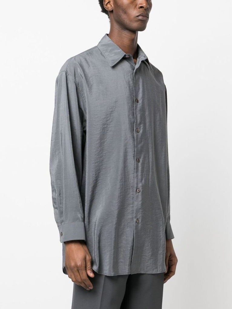 Grey Classic Collar Shirt