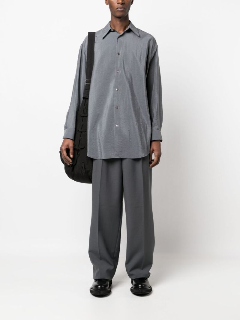 Grey Classic Collar Shirt