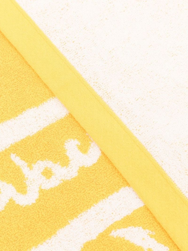 Yellow La Serviette Bandana Print Towel