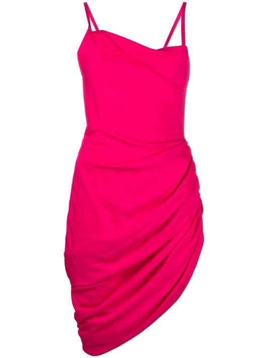 Pink La Robe Saudade Open Back Mini Dress