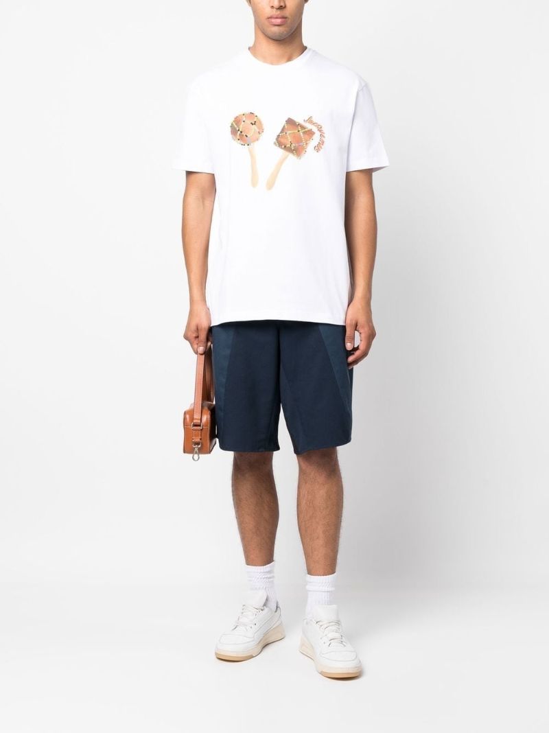 White Maraca Graphic Print T-shirt