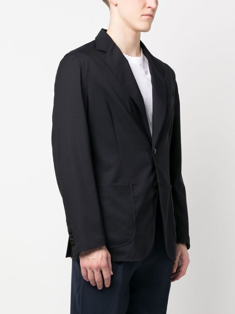 Blue Single-breasted Blazer