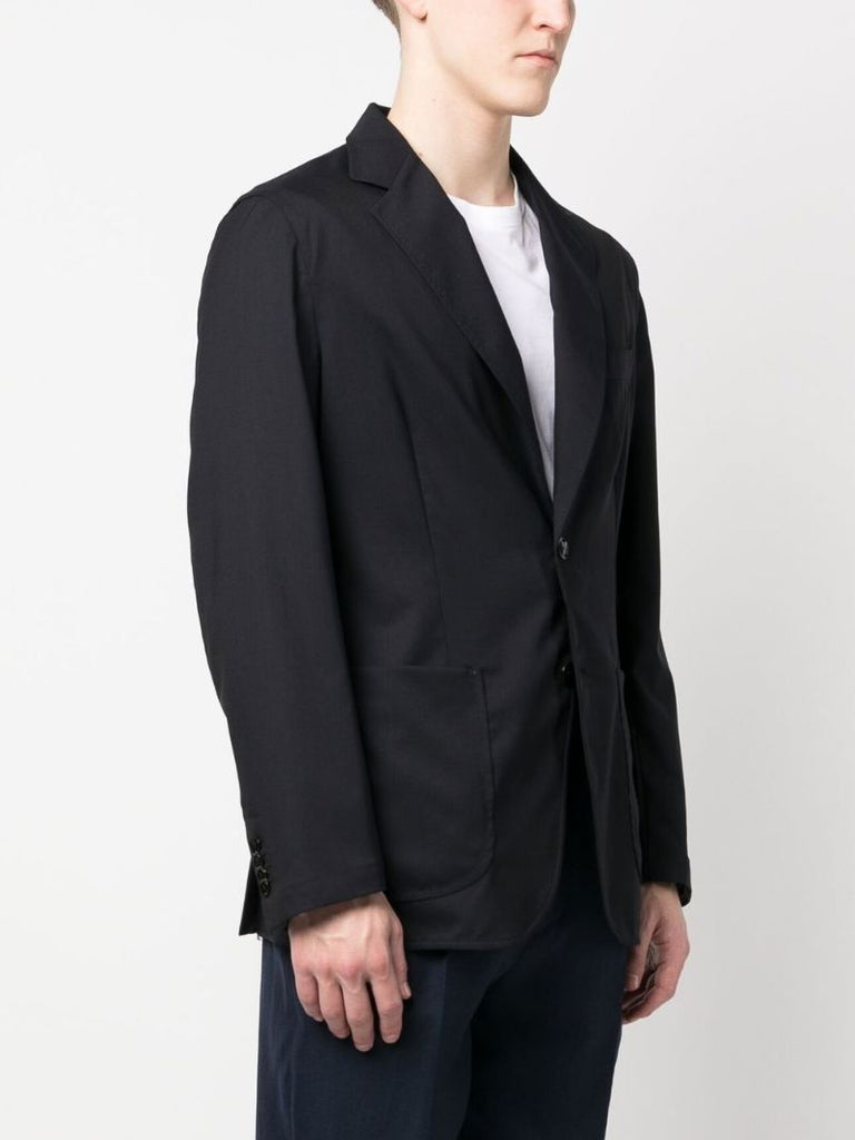 Blue Single-breasted Blazer