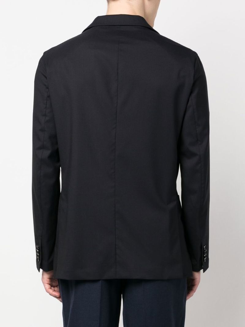 Blue Single-breasted Blazer