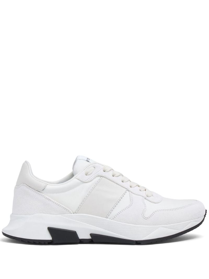White Jagga Runner Low-top Sneakers