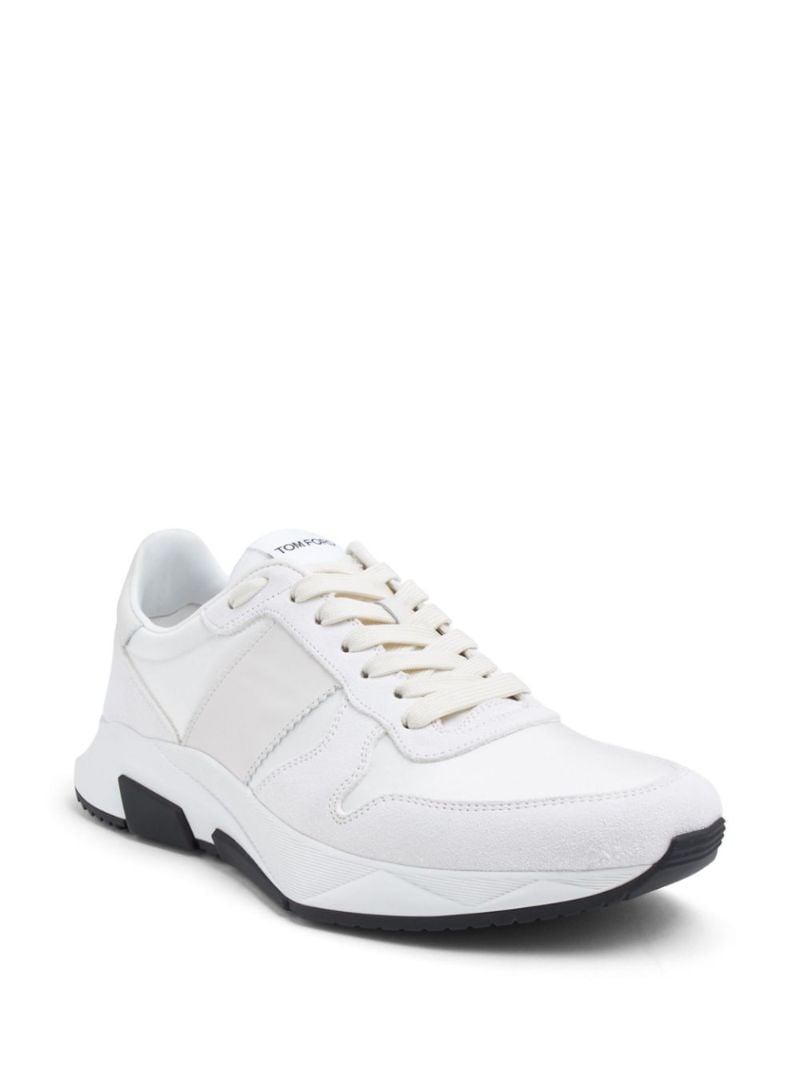 White Jagga Runner Low-top Sneakers