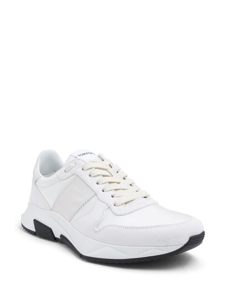 White Jagga Runner Low-top Sneakers