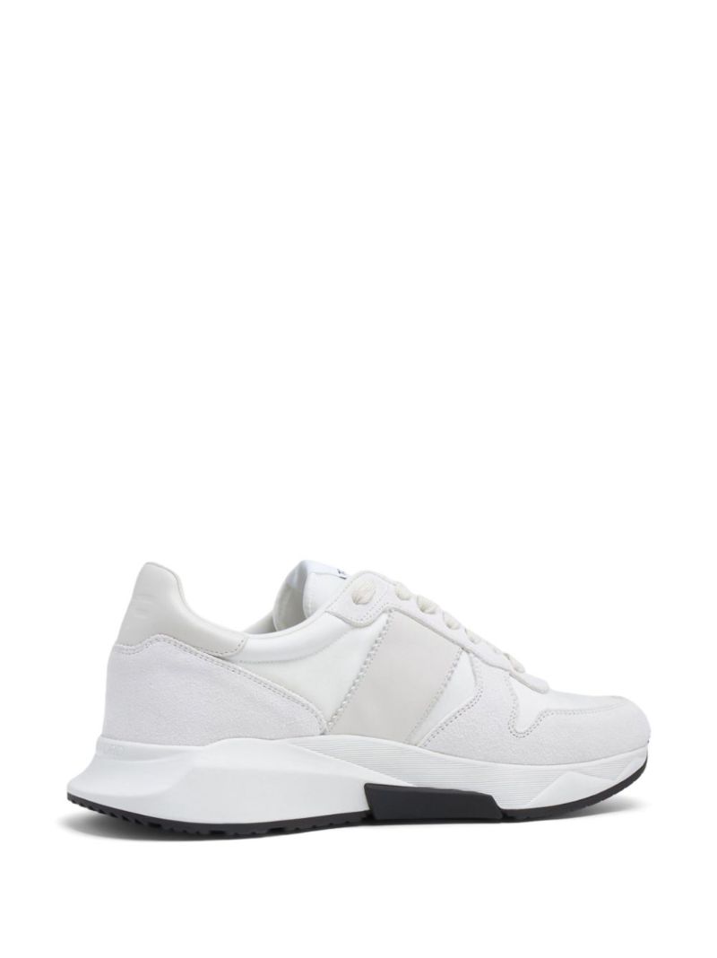 White Jagga Runner Low-top Sneakers