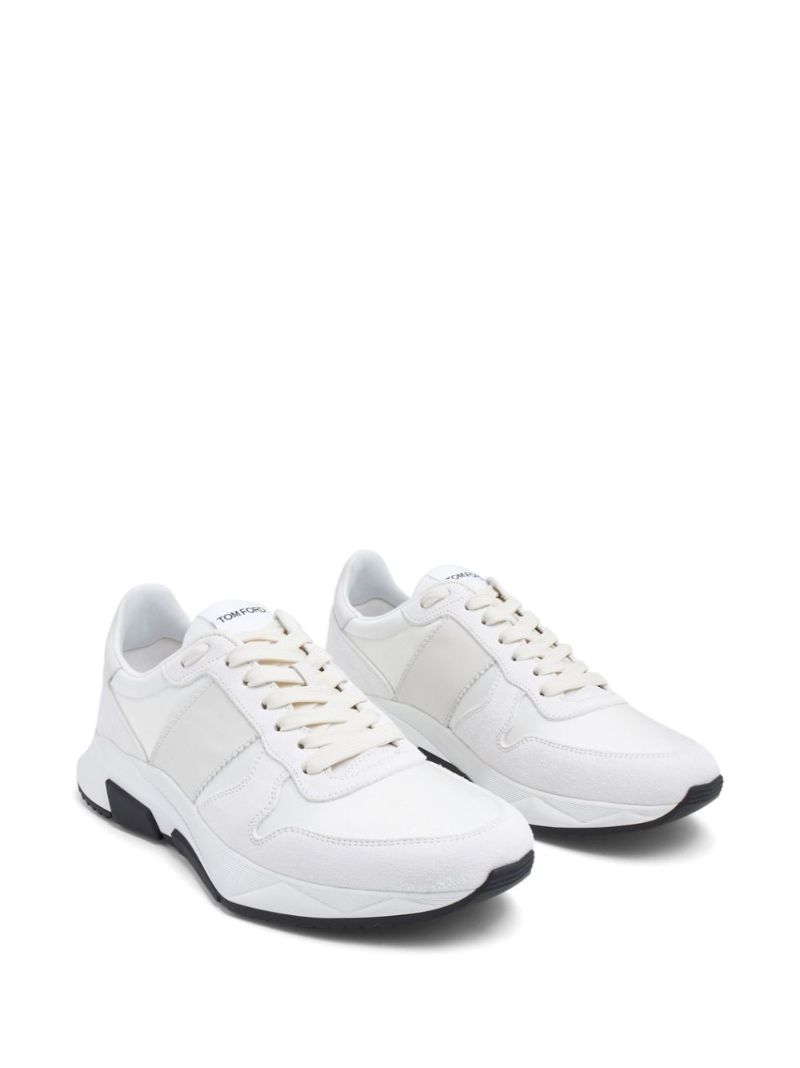 White Jagga Runner Low-top Sneakers