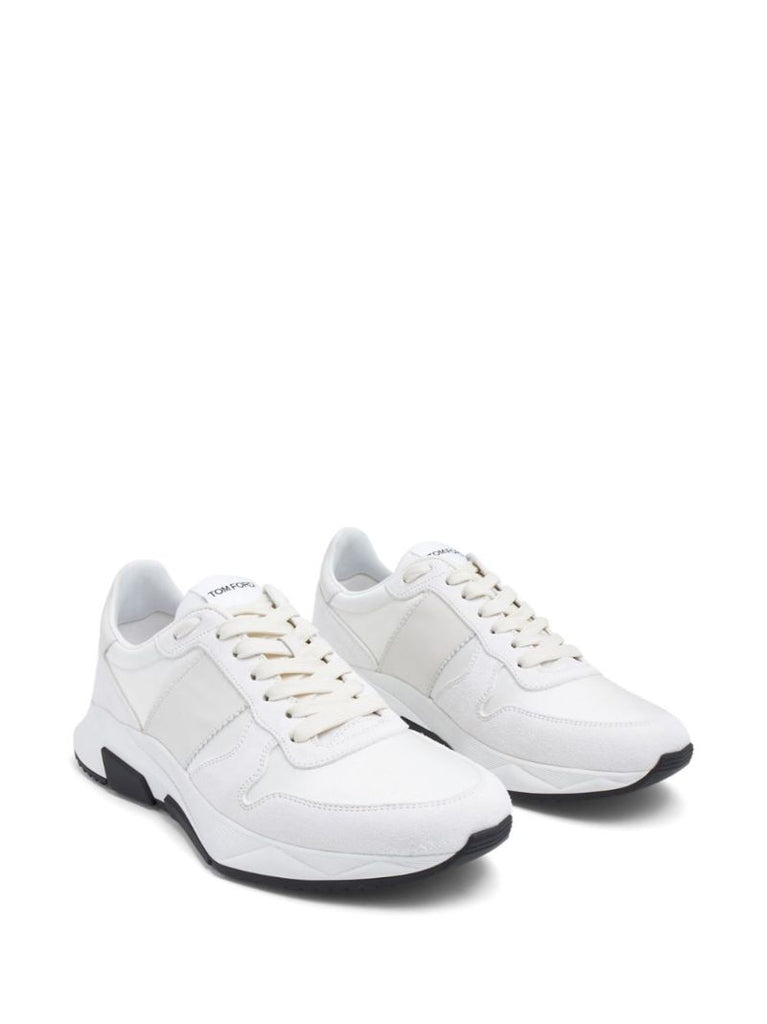 White Jagga Runner Low-top Sneakers