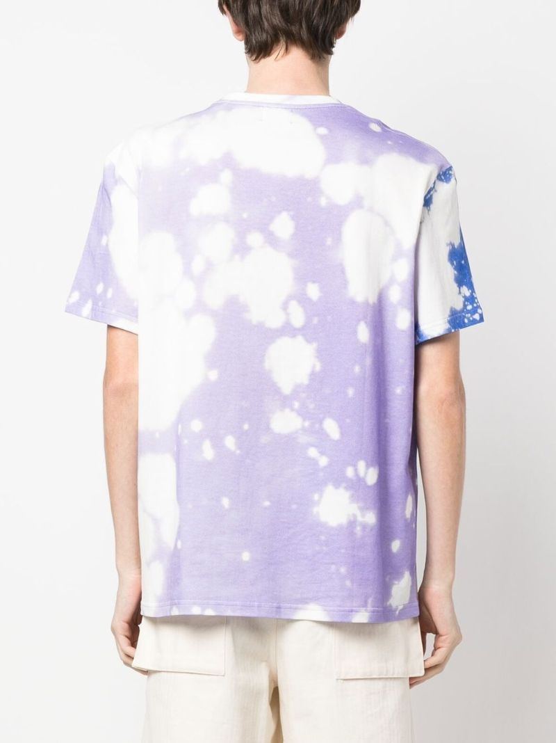 White Logo Print Organic Cotton T-shirt