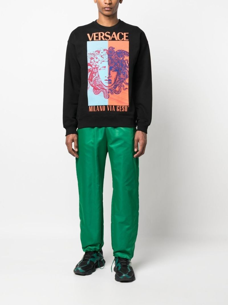 Black Medusa Graphic Sweatshirt