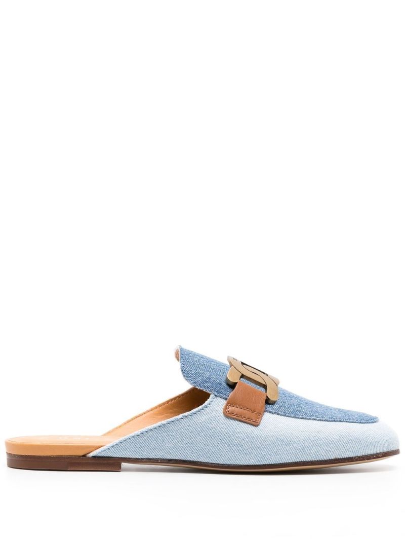 Blue Kate Denim Mules