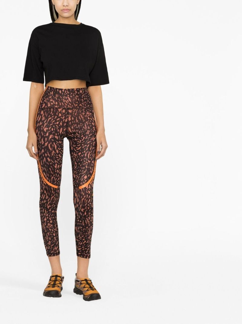 Black Truepace Graphic Print Leggings