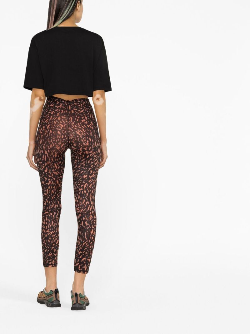 Black Truepace Graphic Print Leggings