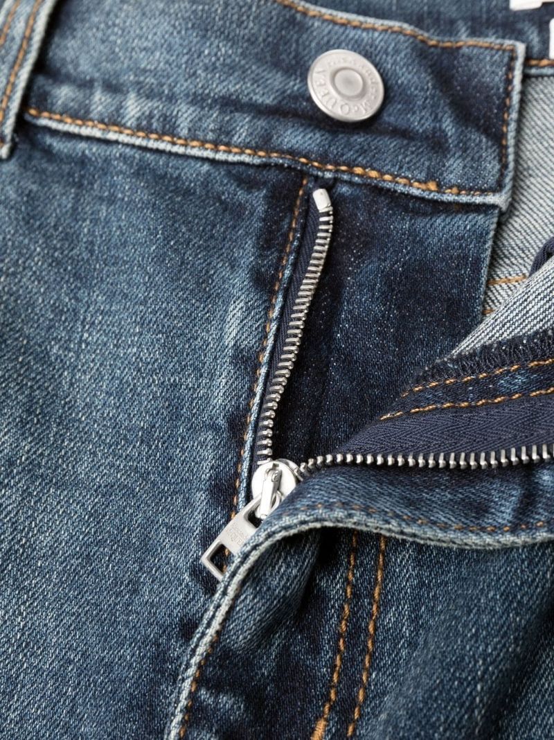 Blue High-rise Bootcut Jeans