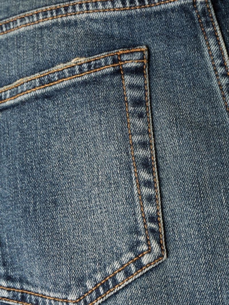 Blue High-rise Bootcut Jeans