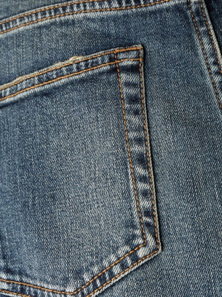 Blue High-rise Bootcut Jeans