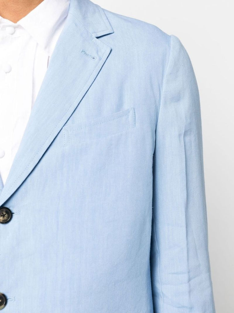 Blue Single-breasted Blazer