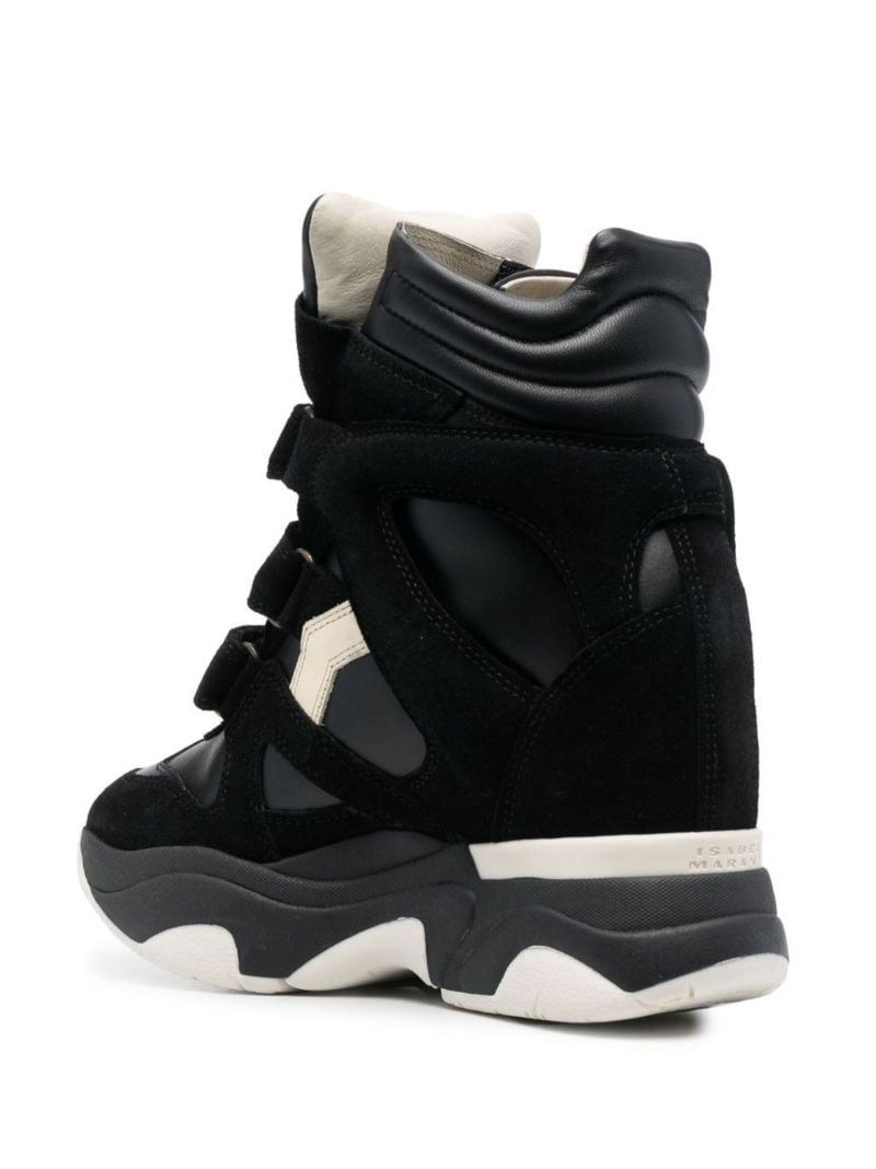 Black Balskee Wedge Sneakers