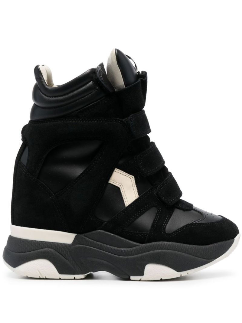Black Balskee Wedge Sneakers