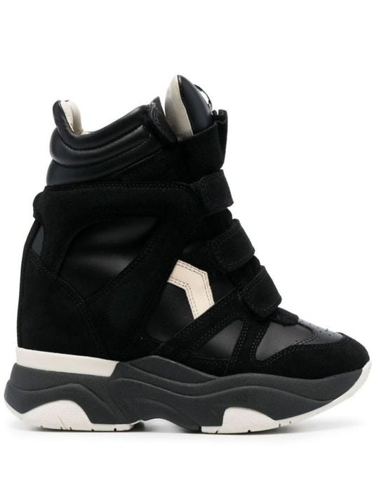 Black Balskee Wedge Sneakers