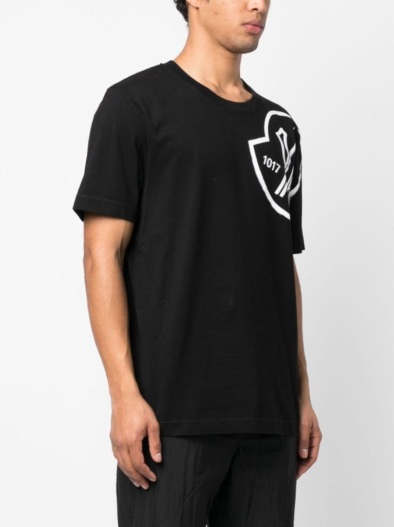 Black Logo Print T-shirt