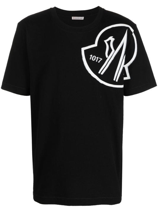Black Logo Print T-shirt